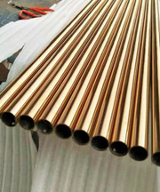 SS gold mirror decorative round tube