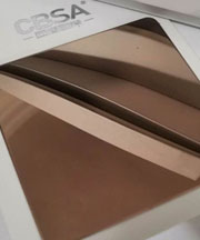 rose gold super mirror stainless steel sheet