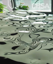 stainless steel 3D mirror water sheet