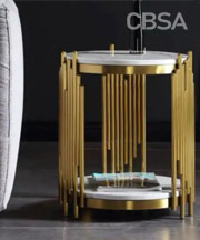 Gold SS Table for office