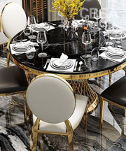 luxury SS Dining Set for hotel