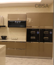 stainless steel kitchen cabinet