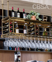 304 SS Wine rack for bar