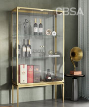 gold SS Wine rack for hotel