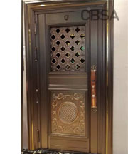 Stainless steel security door