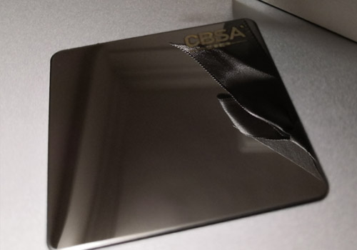 stainless steel black mirror 8K sheet