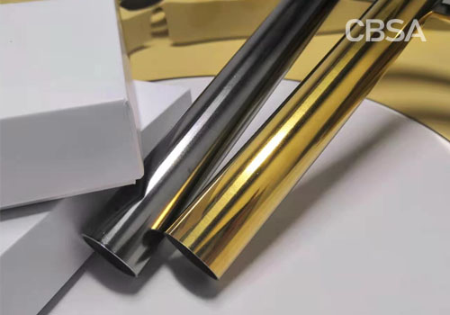 color stainless steel decorative tube