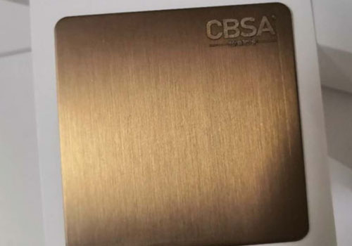 gold hairline stainless steel decorative sheet
