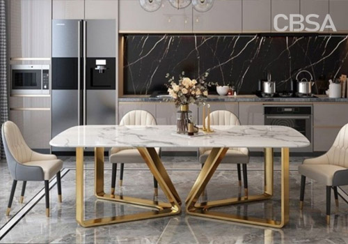 Color stainless steel luxury furniture manufacturer exporter