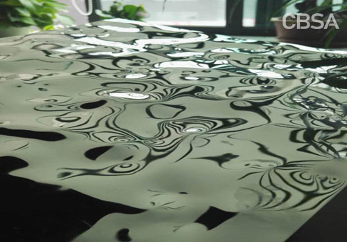 Stainless steel decorative embossed sheet, water ripple mirror sheet