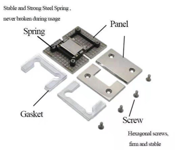 SS glass clamp hinge fitting wholesale