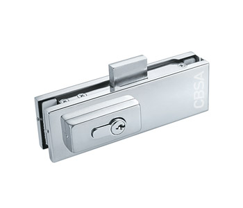 glass door floor lock 