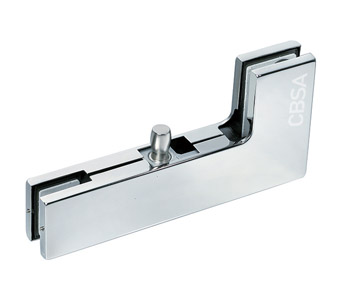Stainless Steel Frameless Glass Door Clamp Patch Fitting