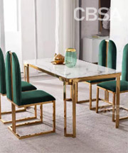 Modern SS Dining Set 