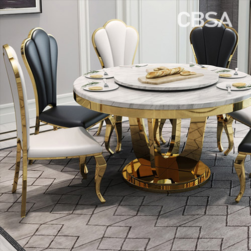 SS luxury villa dining chair set