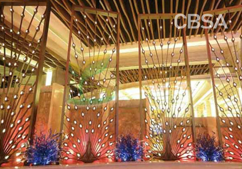 China color stainless steel decorative screen hotel partition manufacturer