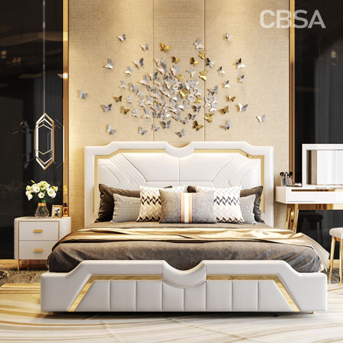 SS modern bed set series