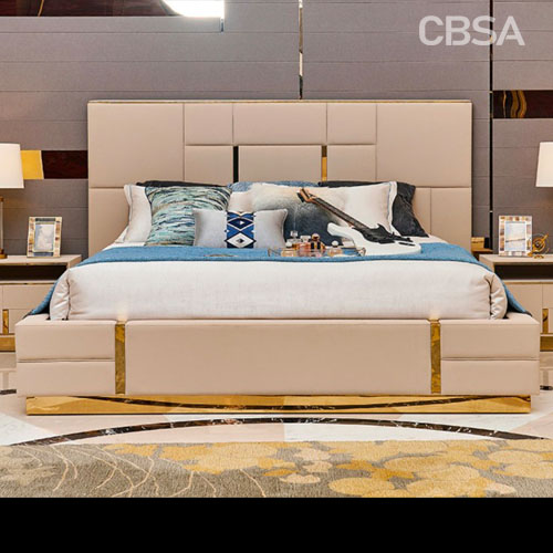 stainless steel luxury bed