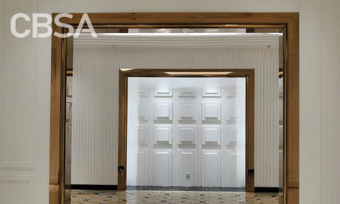 rose gold stainless steel door frame rose gold stainless steel door frame