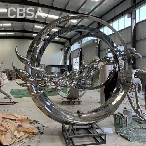 stainless steel sculpture factory stainless steel sculpture factory