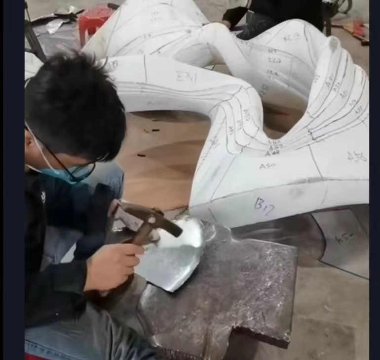 stainless steel sculpture factory stainless steel sculpture factory