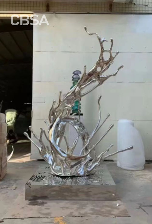 stainless steel decorative art sculpture