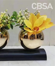 gold SS decorative vase