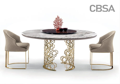 luxury SS modern table set