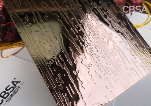 rose gold mirror stainless steel sheet