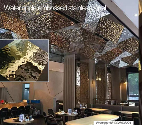 color stainless steel decoration sheet application