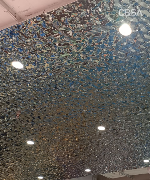 Application effect of stainless steel water ripple Application effect of stainless steel water ripple