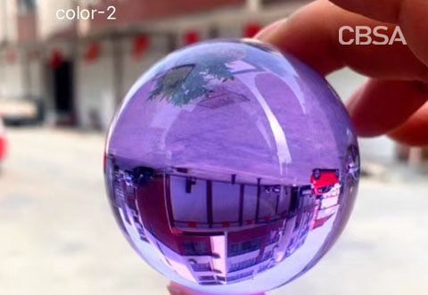 colored glass ball