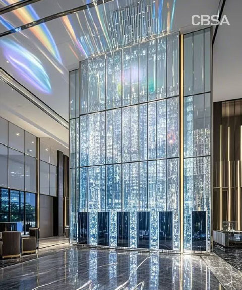 Deconstruction of Light - Proposal for Glass Art Installation in the Lobby of a Future Hotel
