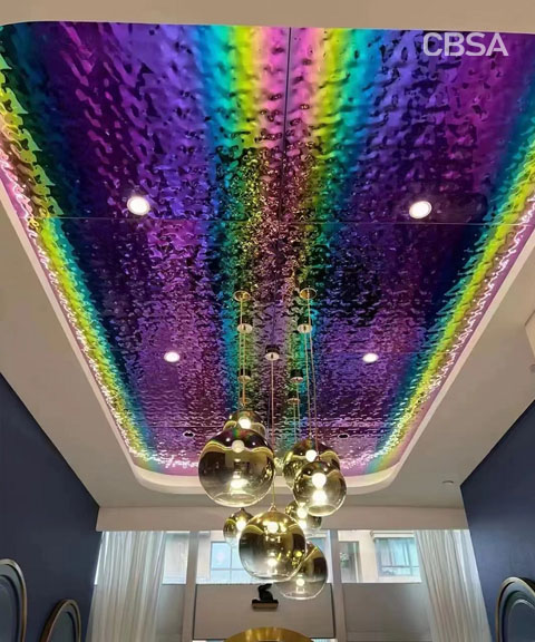 color stainless steel application